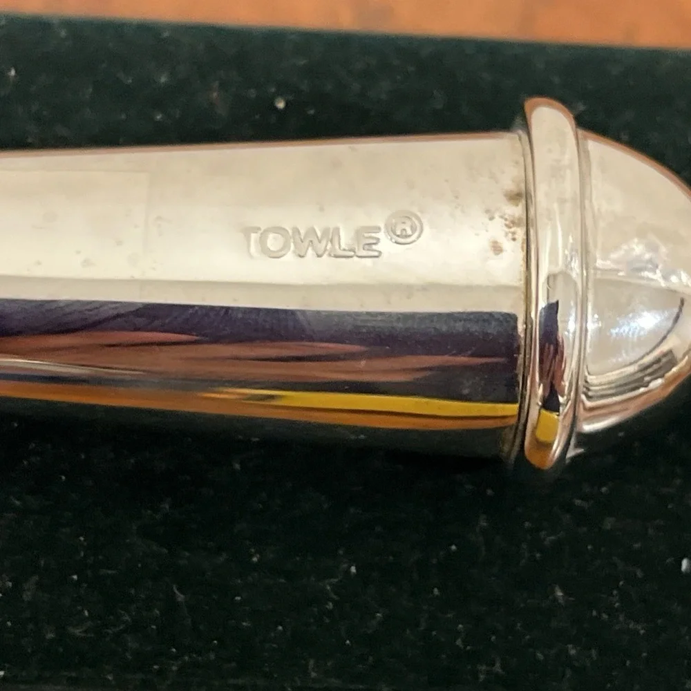 Towle Copenhagen Silver Plate Bridal Wedding Cake Knife Boxed